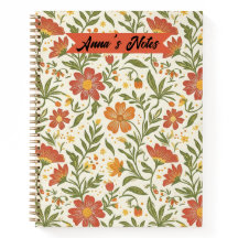 Schattig botanisch journaal voor schrijven en noti