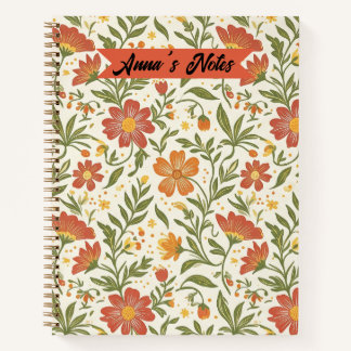 Schattig botanisch journaal voor schrijven en noti notitieboek