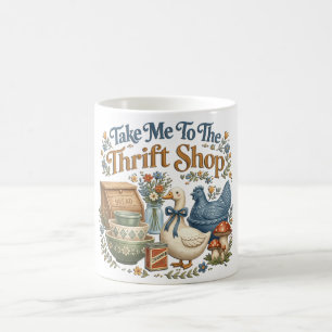 Schattig Breng Me Naar De Tweedehands Winkel Koffiemok