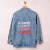 schattig bruidsmeisje vrouwen denim jacket (Hangar)