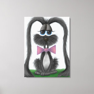 Schattig Bunny Rabbit Canvas Afdruk