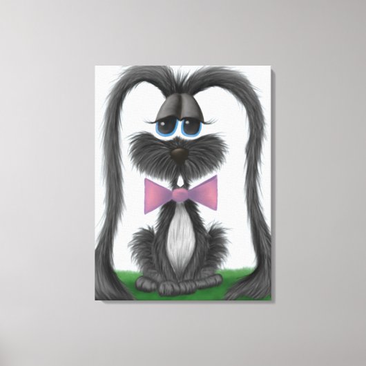 Schattig Bunny Rabbit Canvas Afdruk (Voorkant)