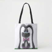 Schattig Bunny Rabbit Draagtas (Voorkant)