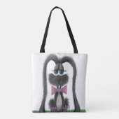 Schattig Bunny Rabbit Draagtas (Achterkant)