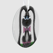 Schattig Bunny Rabbit Ornament (voorkant)