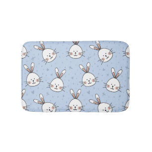 Schattig Bunny Rabbit Pattern Badmat