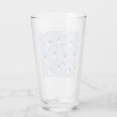 Schattig Bunny Rabbit Pattern Glas (Achterkant)
