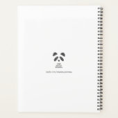 Schattig Bunny Rabbit Planner (Achterkant)