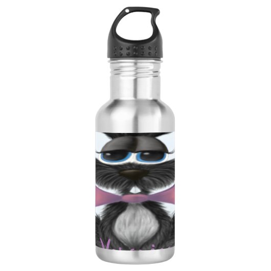 Schattig Bunny Rabbit Waterfles (Voorkant)