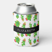 Schattig Cactus, Cactus Pattern, Succulent, Jouw n Blikjeskoeler (Blikje Achterkant)