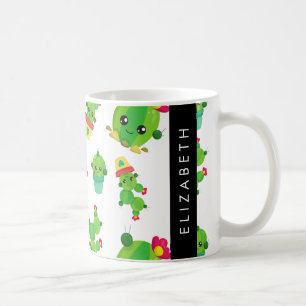 Schattig Cactus, Cactus Pattern, Succulent, Jouw n Koffiemok