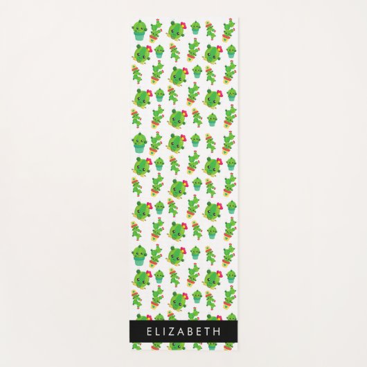 Schattig Cactus, Cactus Pattern, Succulent, Jouw n Yogamat (Voorkant)