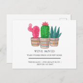 schattig Cactus thuis Briefkaart (Voorkant / Achterkant)
