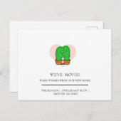 schattig Cactus thuis Briefkaart (Voorkant / Achterkant)