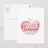 Schattig cadeau voor docenten briefkaart (Voorkant / Achterkant)