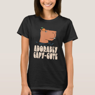 Schattig Capy Leuk Dier Capybaras Knaagdier Capyba T-shirt