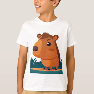 Schattig capybara t-shirt