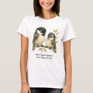 Schattig Carolina Chickadee T-shirt