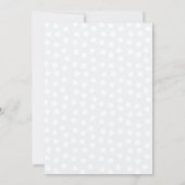 Schattig cartoon blauw olifant Baby shower Kaart (Achterkant)
