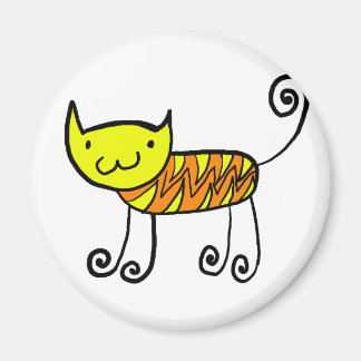 schattig cartoon dier magneet