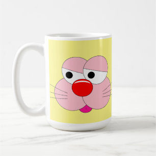Schattig Cartoon Personage - Cool Plezierig Koffiemok