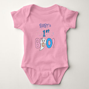 Schattig Cartoon Spookje, Baby's 1e BOE Romper
