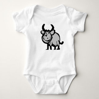 Schattig Cartoon Stier Baby Rompertje – Schattig