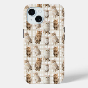 Schattig Cat iPhone 15 Telefoonhoesje