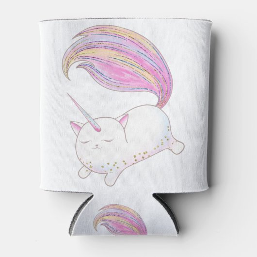 Schattig Caticorn Blikjeskoeler (Voorkant)