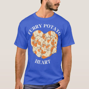 Schattig Cavia Hart Knuffel Aardappel Liefhebber75 T-shirt
