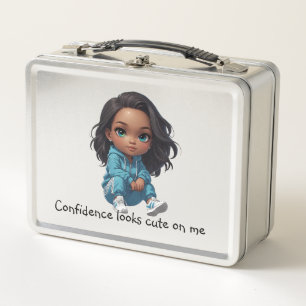 Schattig Chibi meisje met sneakers
