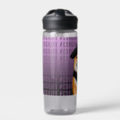 Schattig Chic Corgi Hond Dragen Beret & Bandana Waterfles (Voorkant)