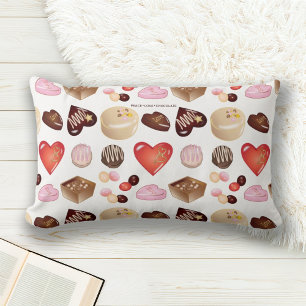 Schattig Chic Kleurrijk Chocolade Snoep Hart Patro Kussen