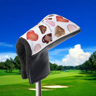 Schattig Chic Vrede Liefde Chocolade Snoep Hart Golfheadcover