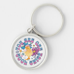 Schattig Chick - Je bent een Cool Chick Sleutelhanger