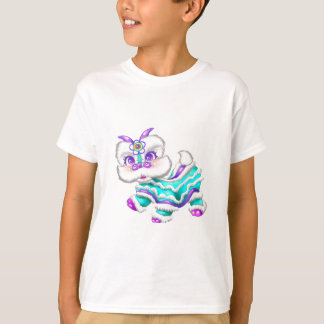 Schattig Chinees nieuwjaar Dragon 2012 Blauwgroen  T-shirt
