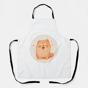 Schattig Chow Chow Classic T-shirt (2) Schort