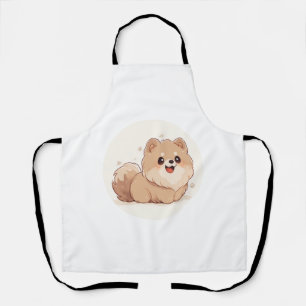 Schattig Chow Chow Classic T-shirt (6) Schort