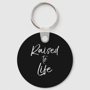Schattig christelijk doopgeschenk voor nieuwe gelo sleutelhanger