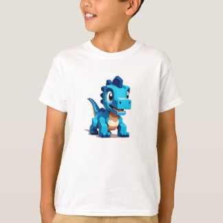 Schattig Chubby Dinosaur T-shirt