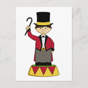 Schattig Circus Ringmaster Briefkaart