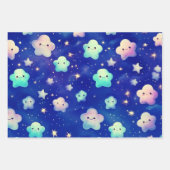 Schattig cloud wrapping papier inpakpapier vel (Voorkant)