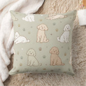 Schattig Cockapoo Patroon | Hond Liefhebber Kussen (Deken)
