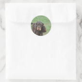Schattig Cocker Spaniel Ronde Sticker (Tas)