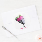 Schattig, Courtney's Creations Ronde Sticker (Envelop)
