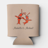 Schattig Crawfish paar Blikjeskoeler (Achterkant)