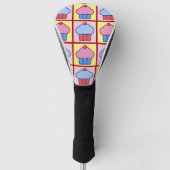 Schattig Cupcake-patroon Golfheadcover (Voorkant)