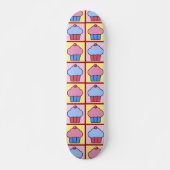 Schattig Cupcake-patroon Skateboard (Voorkant)