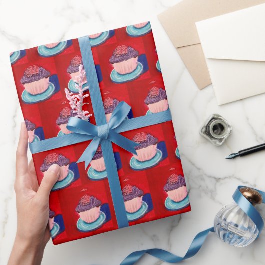 Schattig Cupcke Cadeaupapier (Geschenken)