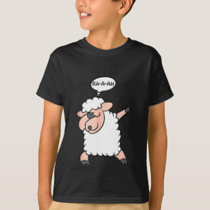 Schattig Dabbing Schaap Eid Mu-ba-a-ah-rak Eid Al T-shirt